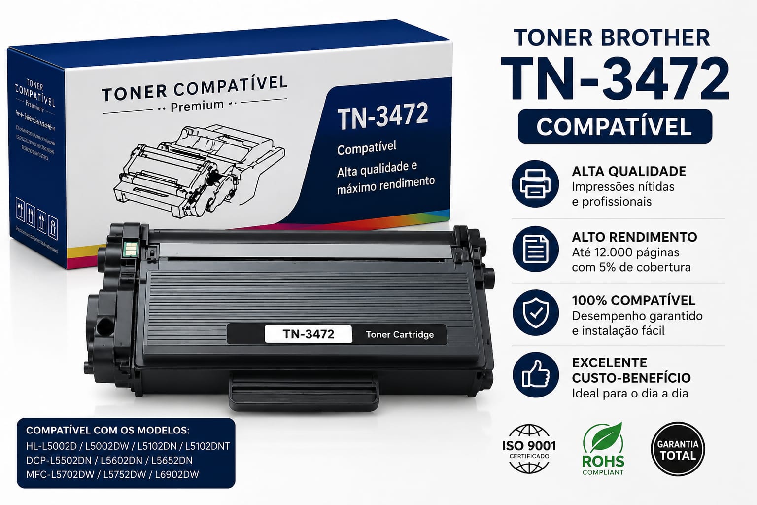 Toner Compatível CE285A / 85A Universal