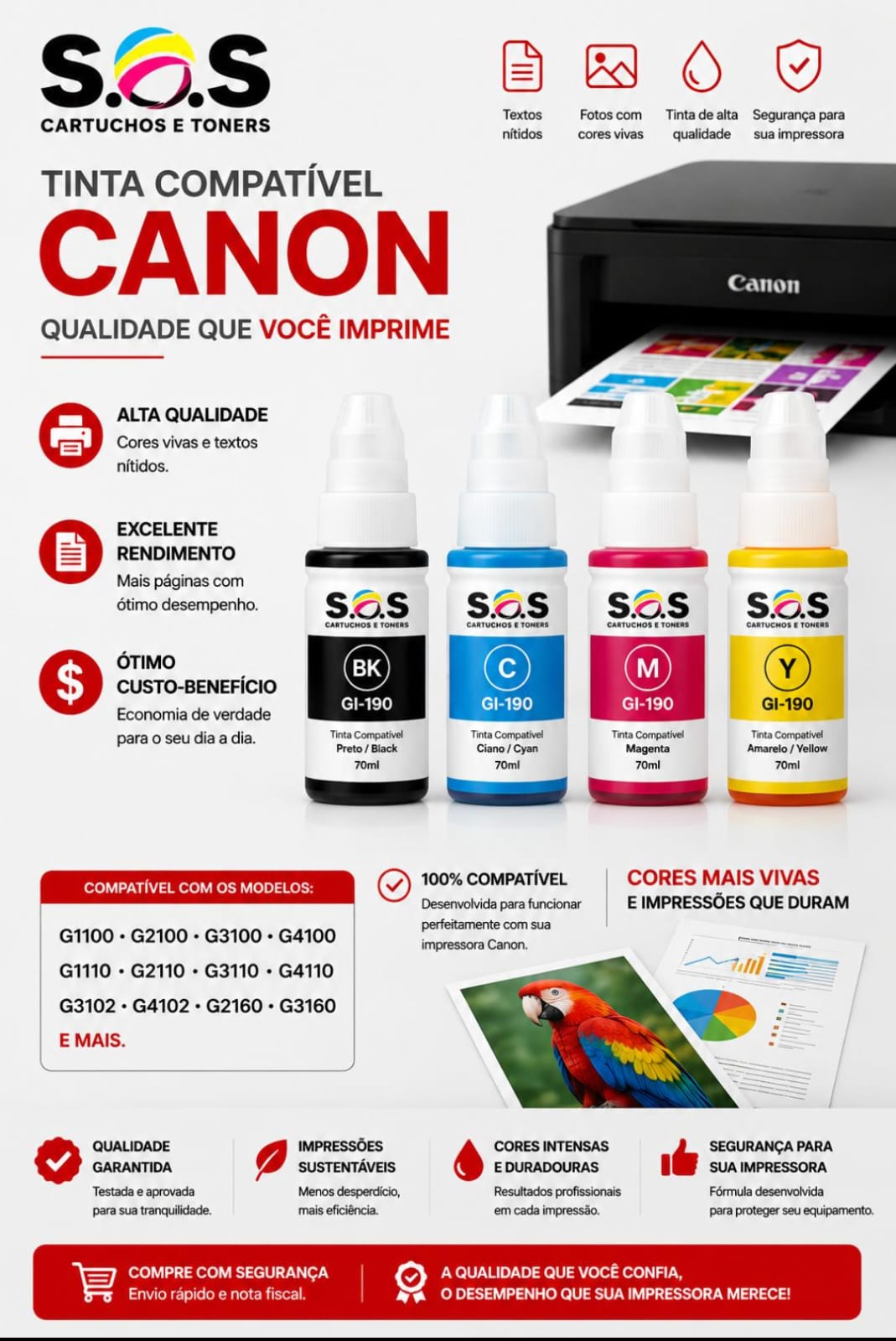 Cartucho Compativel HP 664 Colorido